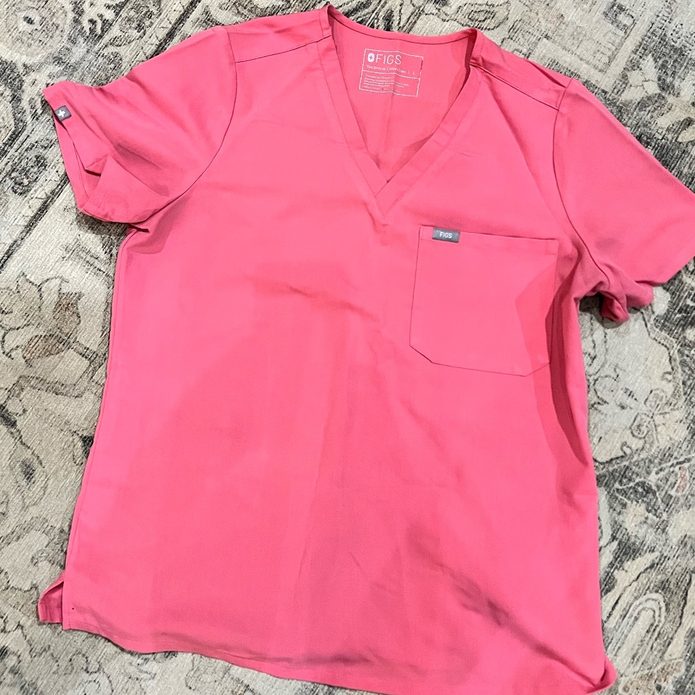 Figs Scrubs, Lg top & Medium Pants
